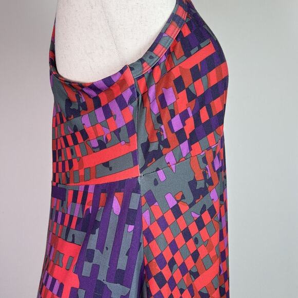 Krimson Klover Mini Dress Size Large Red Purple Tank Athletic Walking Athleisure - Picture 9 of 16
